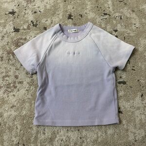 Madhappy Purple Ombré Ribbed Cropped Top Size XS